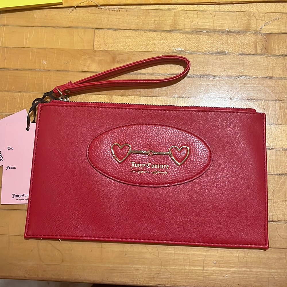 Juicy Couture Red Wristlet purse NWT LAST ONE